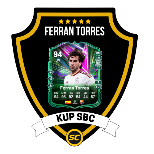 EA FC 26 SBC Ferran Torres - PS4, PS5, Xbox One, Xbox Series X, Xbox Series S